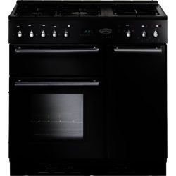 Rangemaster Toledo 90 Natural Gas  with FSD - 73540 Range Cooker in Gloss Black